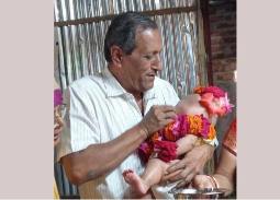 পা ফসকে ঢলের পানিতে তলিয়ে গেলেন নিরঞ্জন, মিলল মরদেহ
