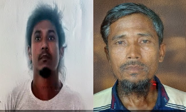 নিয়ামুল শেখ,  তার বাবা রমজান শেখ