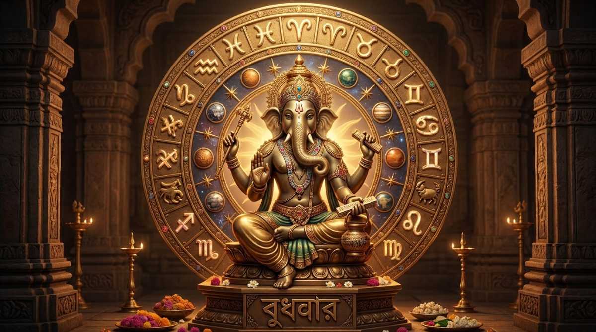 আজকের রাশিফল: আজকের বুধবারে কার ভাগ্যে ঘুরবে রহস্যময় ভাগ্যচক্র ও খুলবে উন্নতির দুয়ার